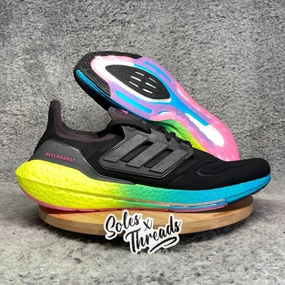 Adidas UltraBoost 22 Black Multi-Gradient Size 12 Men Running GV8829 NBY main image 7